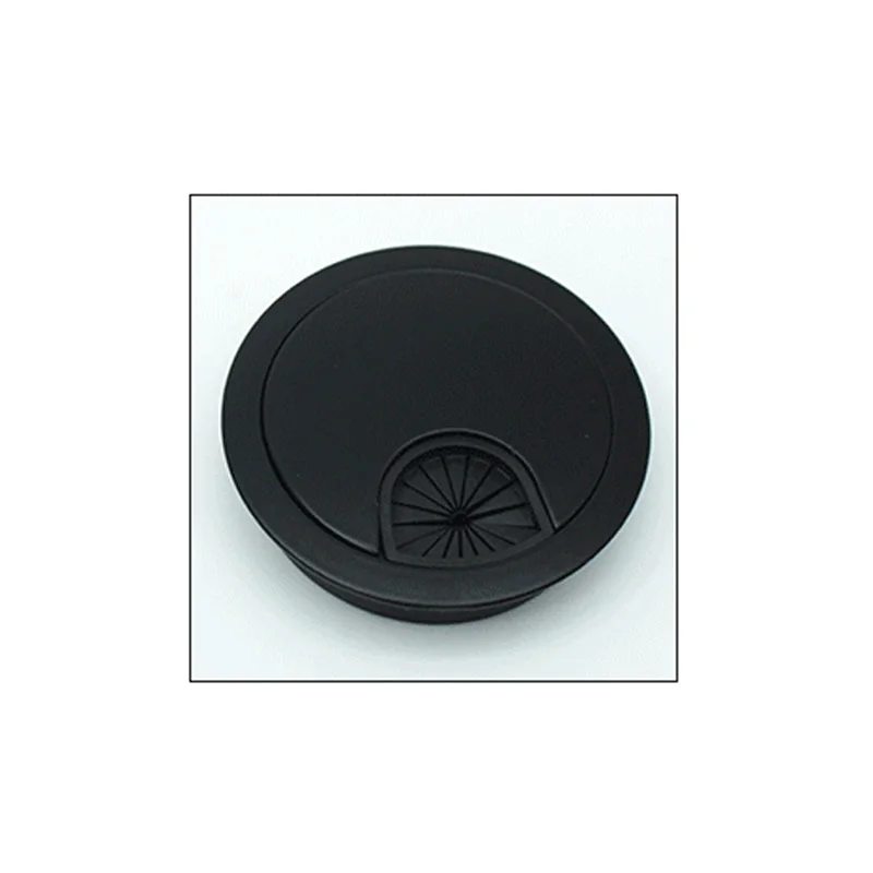 50 60 80mm Drill Hole Desk Wire Cord Cable Grommets Cover Table