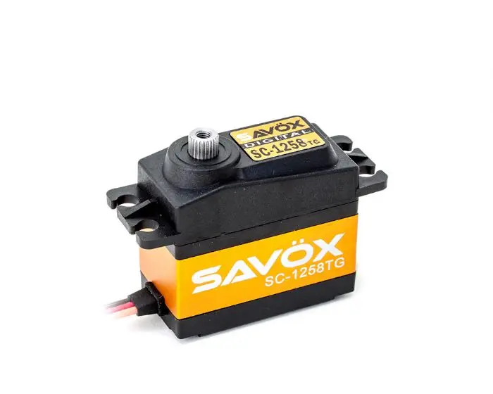 SAVOX SC-1258TG с высоким крутящим моментом титановый передаточный механизм Servo 1258 0,08 S/12 кг для 1/10 1/8 Багги Monster truck Crawler Scale Truggy