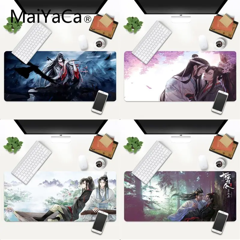 

MaiYaCa Mo Dao Zu Shi anime Laptop Gaming Mice Mousepad Gaming Mouse Mat xl xxl 600x300mm for Lol world of warcraft