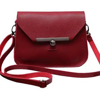 

Women Casual Simple Messenger Bag Small Flap Pu Leather Shoulder Bag Ladies Casual Crossbody Bag Bolsa Feminina New 2020 Fashion