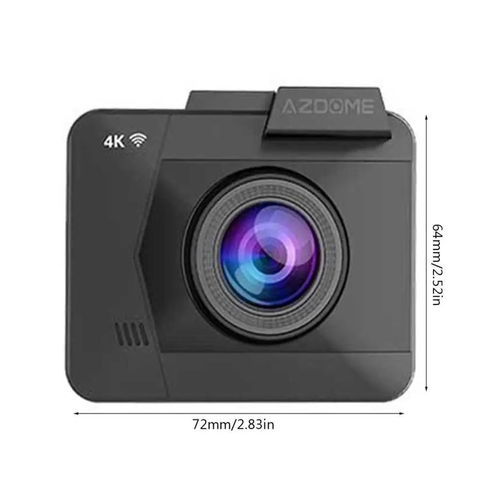 AZDOME M06 g-сенсор 4K Ultra 2160P Wifi видеорегистратор Автомобильная камера с WiFi/gps ночное видение 24 часа монитор парковки