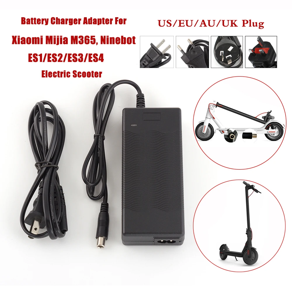 

Power Cable Battery Charger for Xiaomi M365 Ninebot ES1 ES2 ES3 ES4 Kick Scooter Charger Power Supply Charger