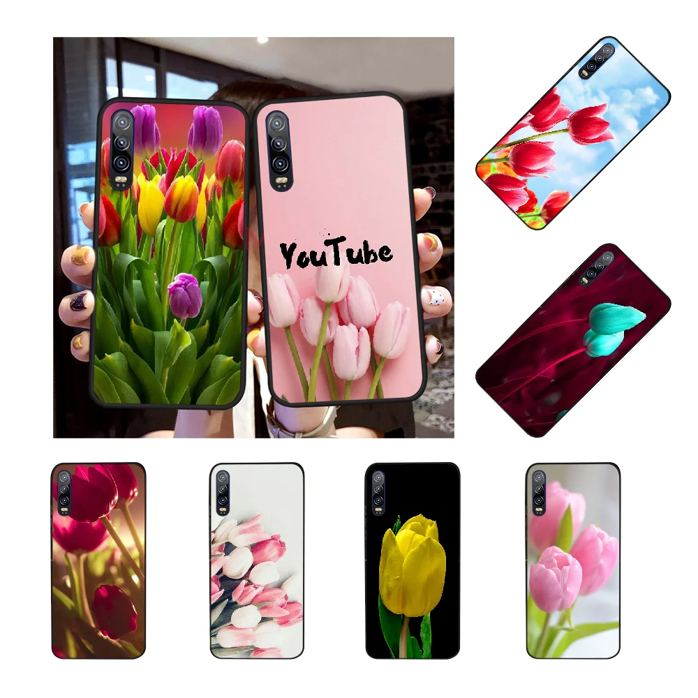 Чехол для телефона NBDRUICAI с цветком тюльпана Huawei P30 P20 P10 P9 P8 Mate 20 10 Pro Lite | Мобильные