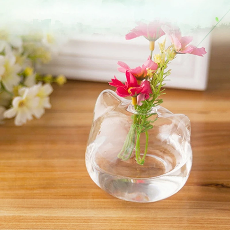 Clear Flower Hanging Vase Planter Terrarium Container Glass Home Wedding Decor 