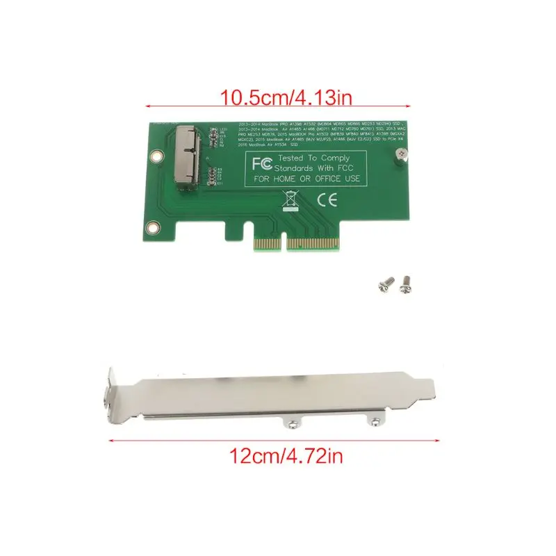 Адаптер на PCI E X4 для apple MacBook Air A1465 A1466 SSD WS 2013 2014 2015|Платы расширения| |