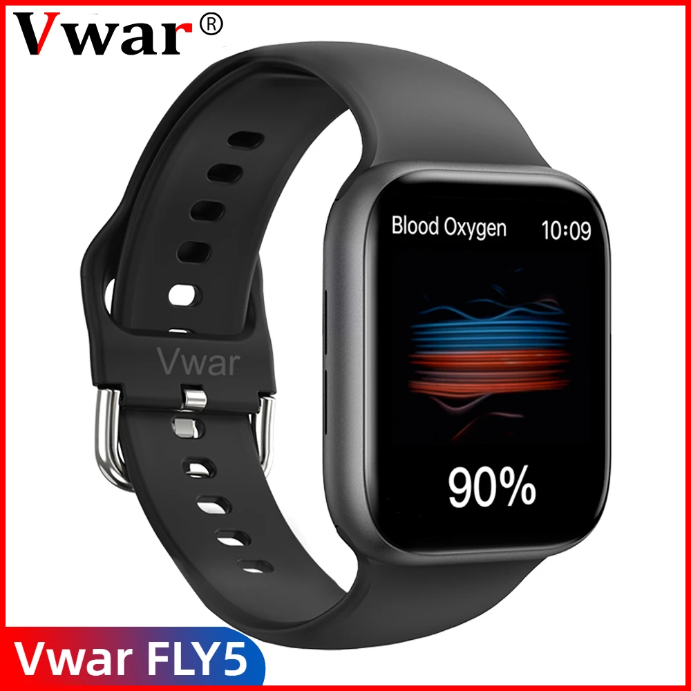 Vwar FLY5 Smart Watch Series 6 44MM 1.78 Inch Infinite Screen Bluetooth Call Smartwatch For IOS Android Phone W56 W66 Best IWO