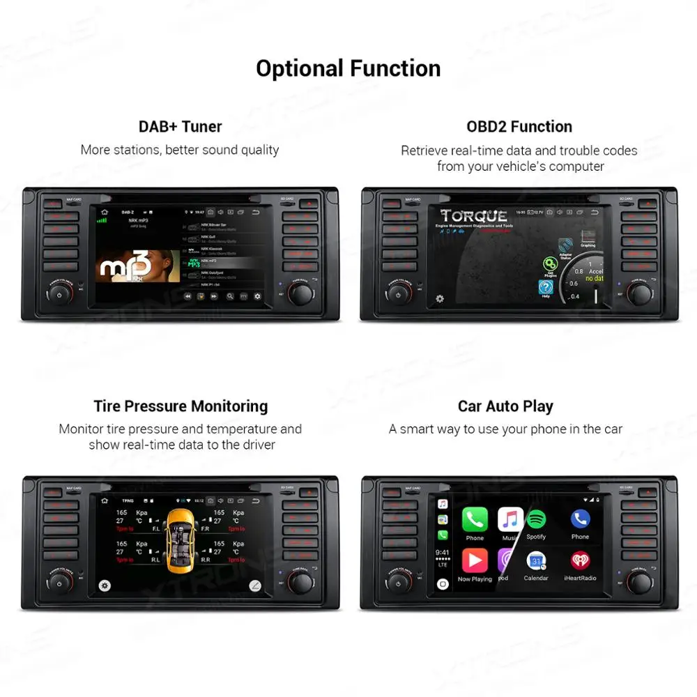 XTRONS автомобильный стерео DVD плеер Qualcomm Bluetooth 5 0 Android 10 PX6 для BMW E39 1995 2003