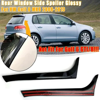 

ABS Gloss Black Rear Window Wing Side Spoiler Winglet for Volkswagen Golf 6 MK6 2008-2013 ( Not Fit For Golf 6 GTI/R!!! )