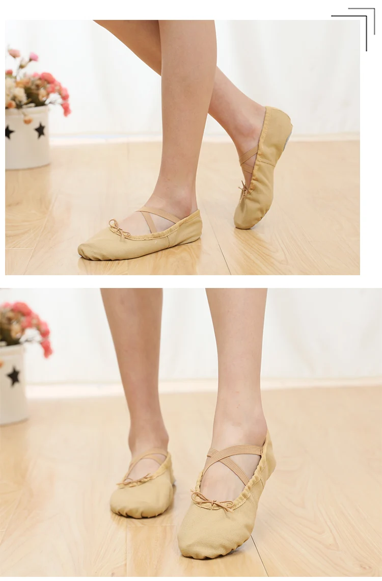 Популярные балетки; балетки для девочек; Zapatillas de ballet; Модные балетки для йоги; Танцевальная обувь с мягкой подошвой; обувь для упражнений для девочек