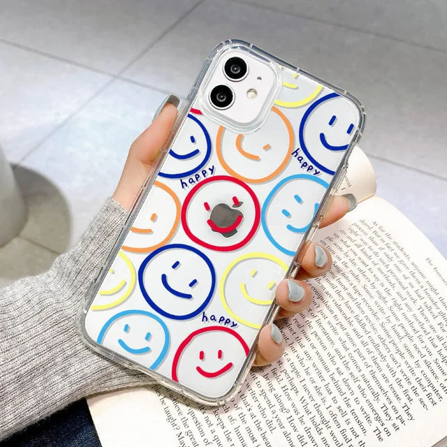 Case For iPhone 11 Cases Silicon TPU Funda For iPhone 11 Pro 12 13 Pro Max 12  13 Mini X XS XR 7 8 Plus 6 6S Plus SE 2020 Cover U142