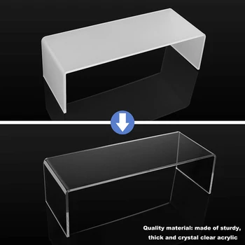 

5Pcs/set 3mm Acrylic Display Stand Jewelry Showcase Storage Rack Shelf Holder Frame 1 Set Of Display Stands (5pcs)