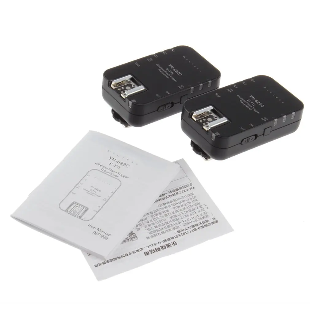 Черный 622C Беспроводной ttl Flash Trigger Flash Ratio для камеры Canon - Цвет: Черный
