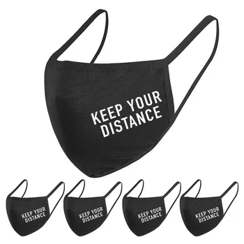 

5/8PCS Outdoor Comfortable Reusable Dustproof Face Cover Dustproof Quick-drying Windproof Breathable Alphabet print mascaras