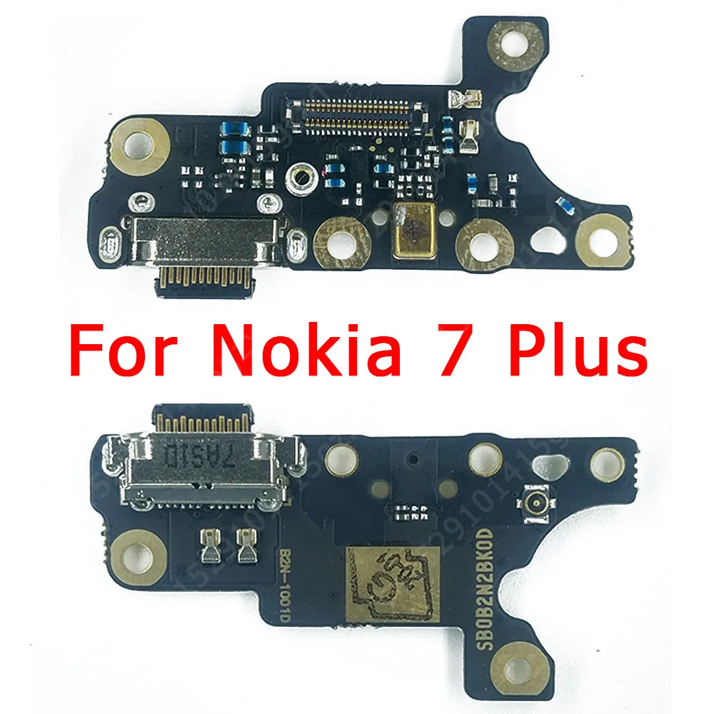 Оригинальная зарядная Плата USB для Nokia 7 Plus порт зарядки печатная плата док разъем
