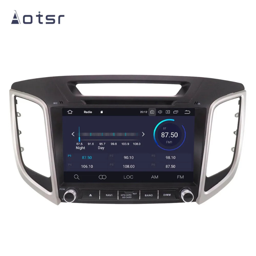 Best DSP Android 9.1 Car GPS Navigation CD DVD Player For Hyundai ix25 2014+ Auto Stereo Radio Multimedia player Head Unit recorder 7