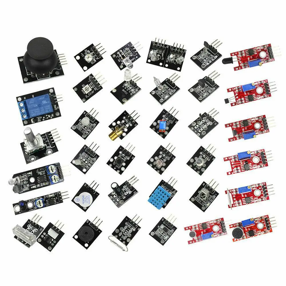 Для Arduino 45 в 1 сенсор s модули стартовый комплект лучше чем 37в1 37 Комплект UNO R3