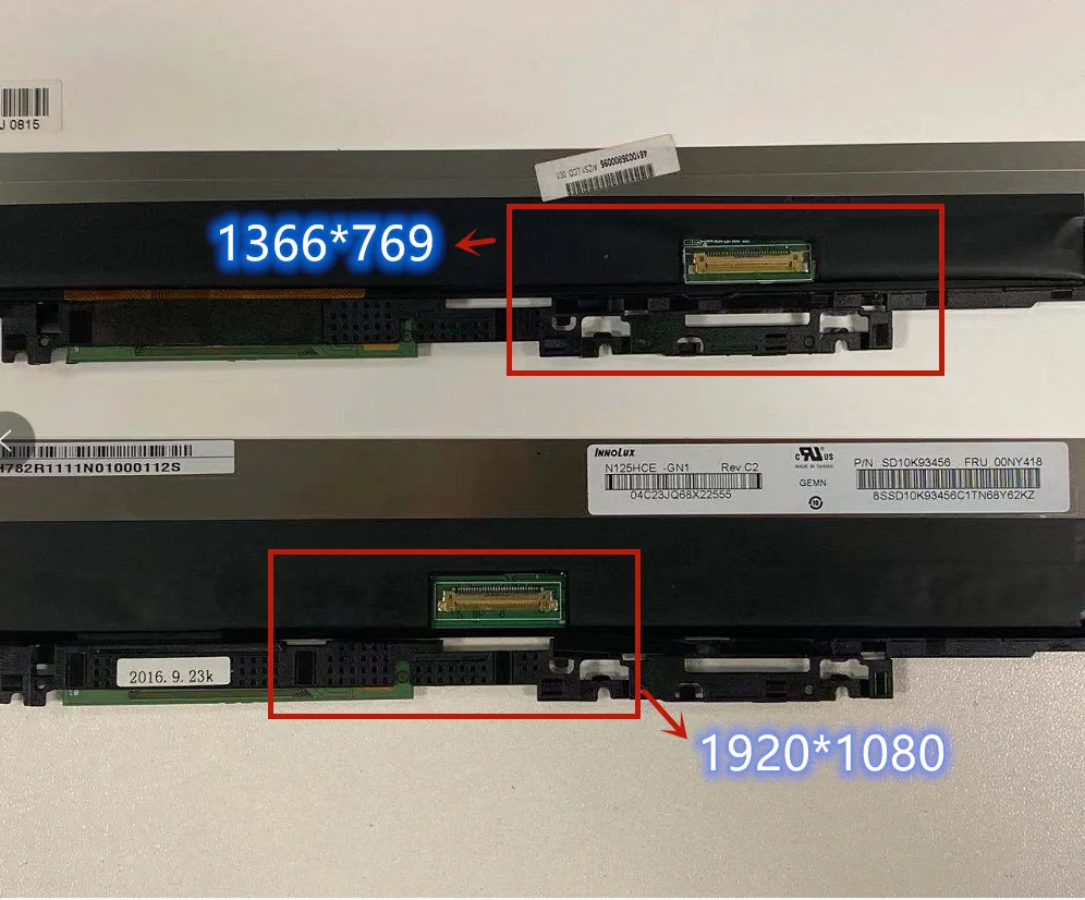 12," для lenovo ThinkPad Yoga 260 ЖК-экран+ сенсорный дигитайзер в сборе FHD 00HN884