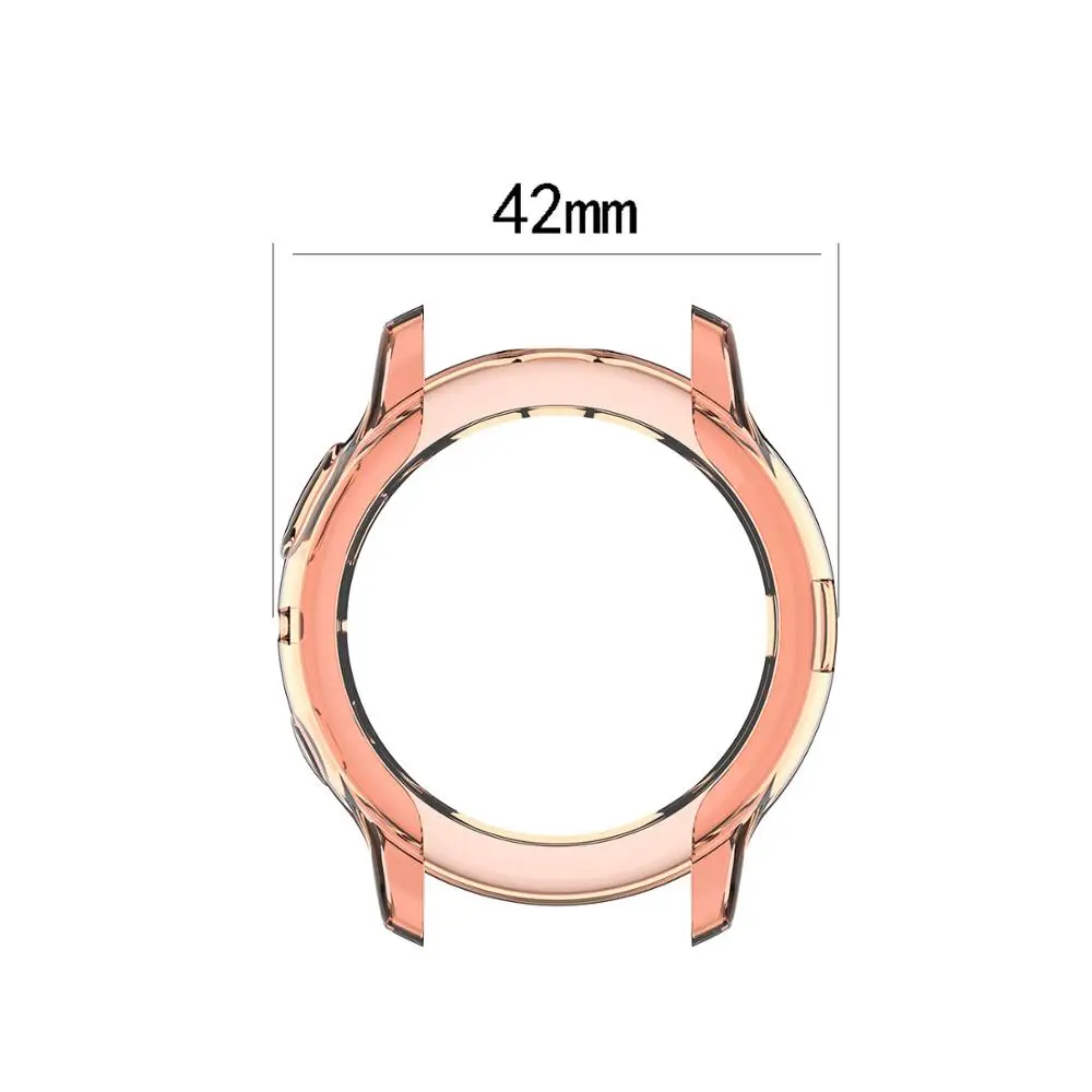 Мягкий защитный силиконовый из ТПУ чехол для samsung galaxy watch active 2 44 мм 40 мм SM-R830 R820 чехол Сменные аксессуары