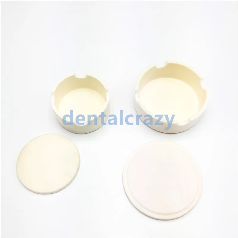 Beste Dental Lab CAD smeltkroes voor zirconia kronen gesinterde smeltkroes dental Smeltkroes met cover ronde vorm holding kralen in oven