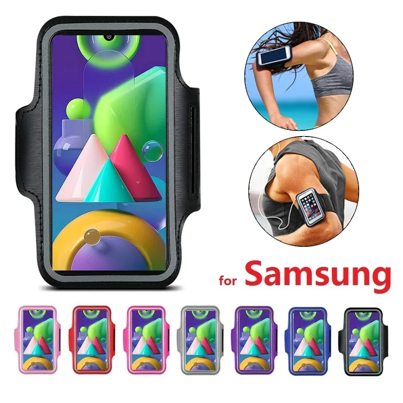Чехол на руку для бега Нарукавники сумка чехол Samsung Galaxy M21 M31 M11 M01 M10s M30s M10 M40 M30 M20