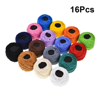 

16 Color Cross Stitch Line Embroidery Thread Cross Stitch Wiring Manual DIY Color Embroidery Thread (Solid Color)
