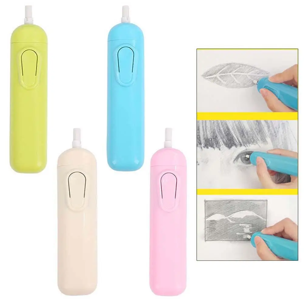 

Handy Electric Erasers Kit Battery Operated + 20 Eraser Refills Design