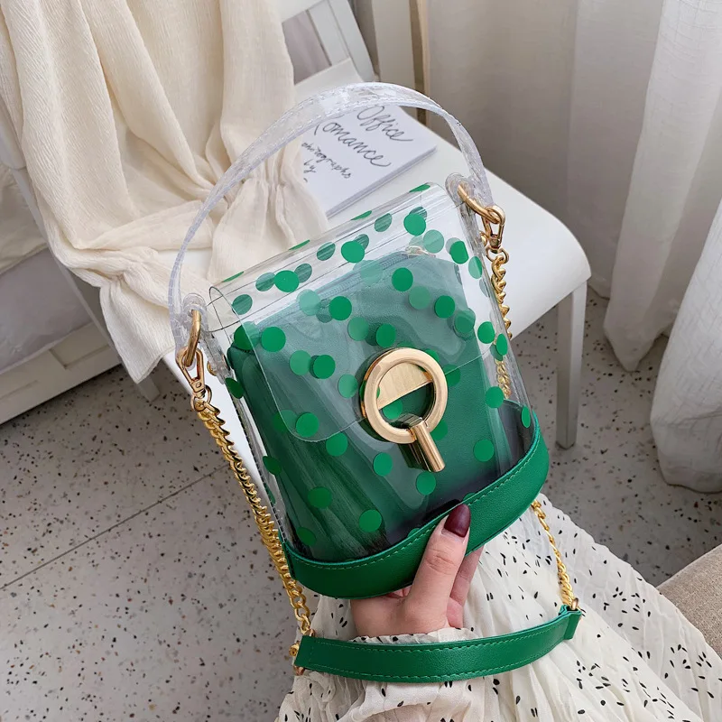 

Casual Transparent PVC Jelly Shoulder bags for Women 2019 Brand Travel Handbags Crossbody Mobile Phone Change Purse Ladies Girl