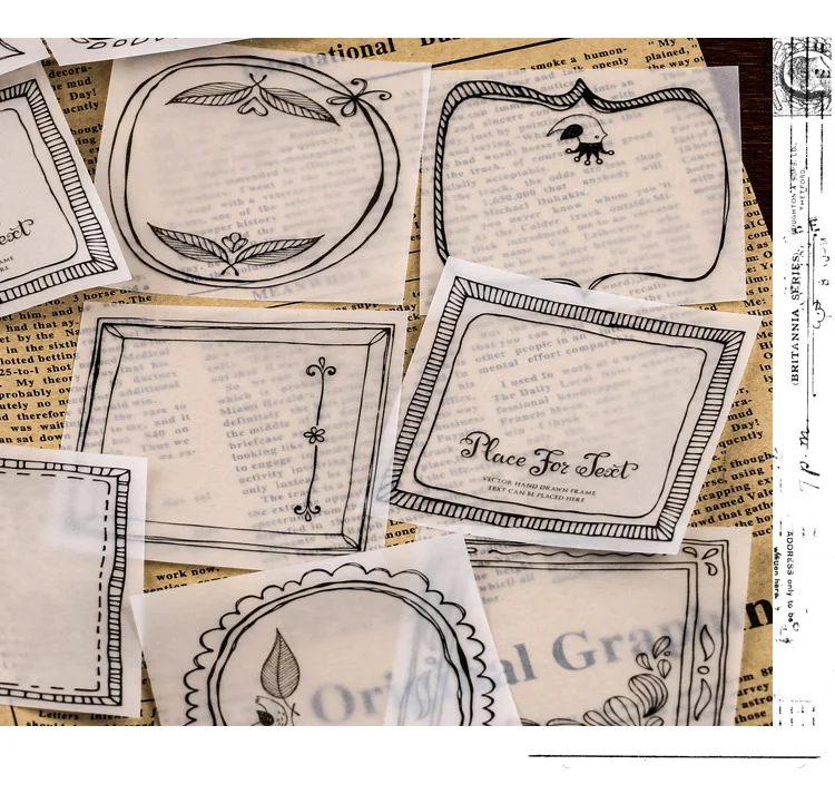 Ретро Крафт Набор стикеров для заметок школьные канцелярские заметки блокнот дневник планировщик журнал Sticky Escolar Papelaria