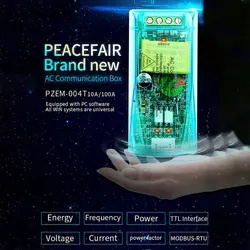 Module de Communication PZEM 004T, compteur de Watt heure monophasé TTL modbus rtu 220V, Volt ampère de courant 