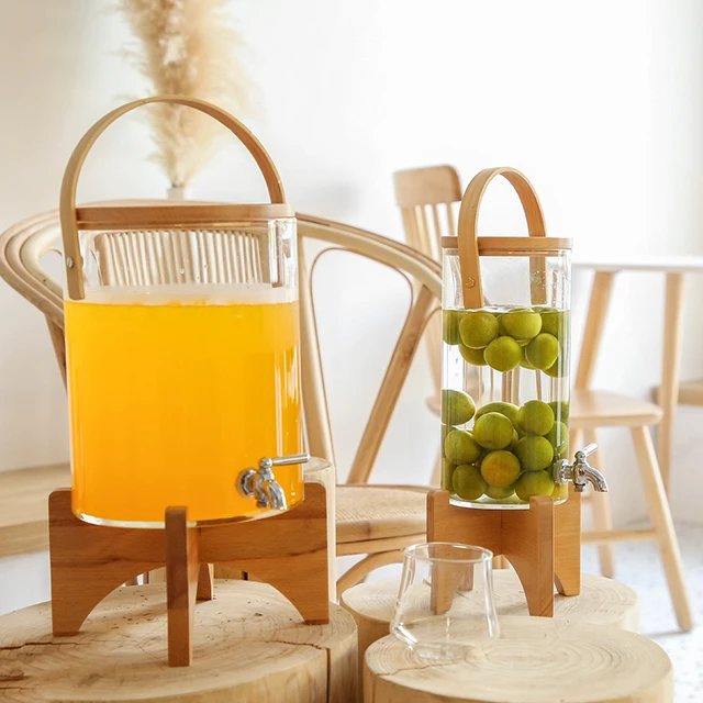 Itallé Hordó Csap 3/7L Üveg Tej Kávé Ital Gép Hordozható Fogantyú Stabil Alap - Image 5