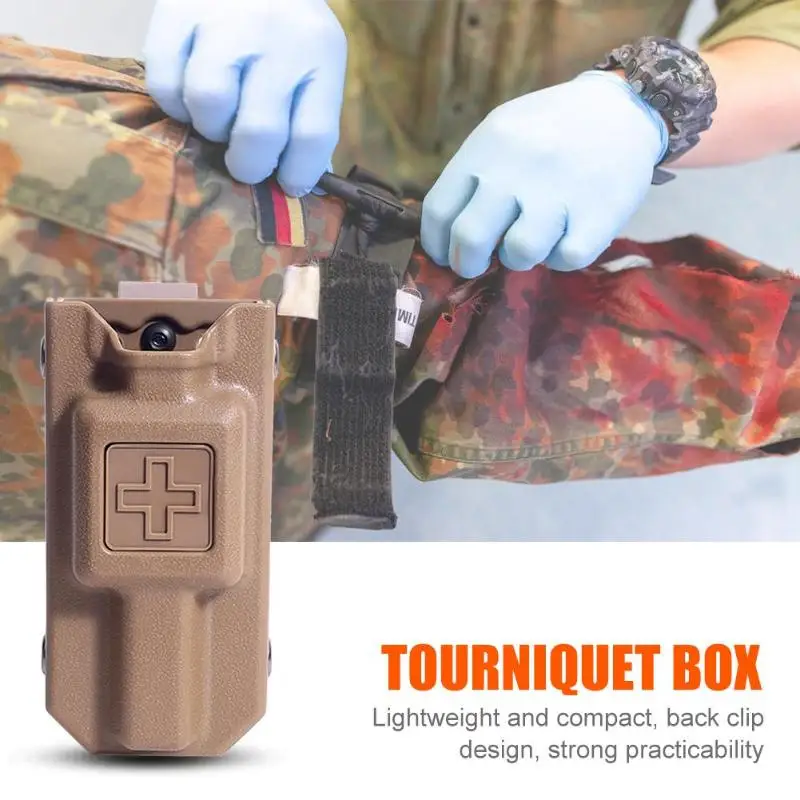 Открытый охотничий жгут Чехол MOLLE EMT жгут сумка для хранения коробка держатель чехол для спорта на открытом воздухе хаки/черный/армейский зеленый