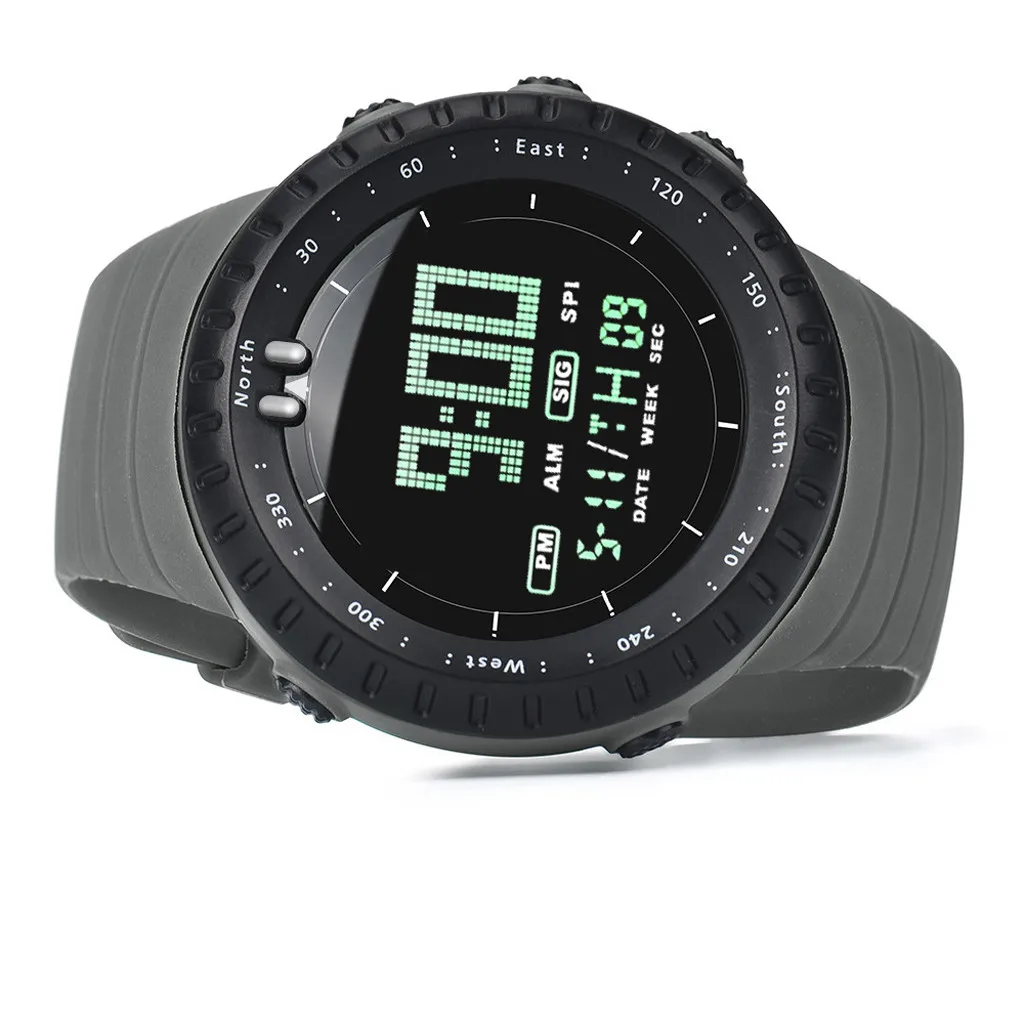 LED digital watch sport Military electric Watch 50M Awaterproof larm date watches Dive Swim Dress Sports Watches