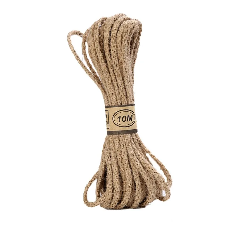 10meters-rope-natural-jute-6mm-Vintage-hand-woven-macrame-cord-hemp ...