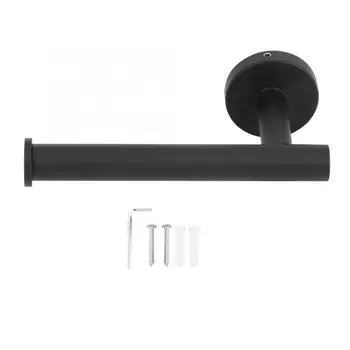 

Stainless Steel Wall Mounted Bathroom Roll Holder Paper Rack Tissue Holder Organizer Not Easy Get Rusty