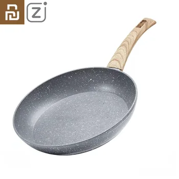 

Youpin Zajia Maifan Stone Color Frying Pan Bionic Lotus Leaf Non-stick Kitchen Pan Suitable for Gas Stoves & Induction Cooker