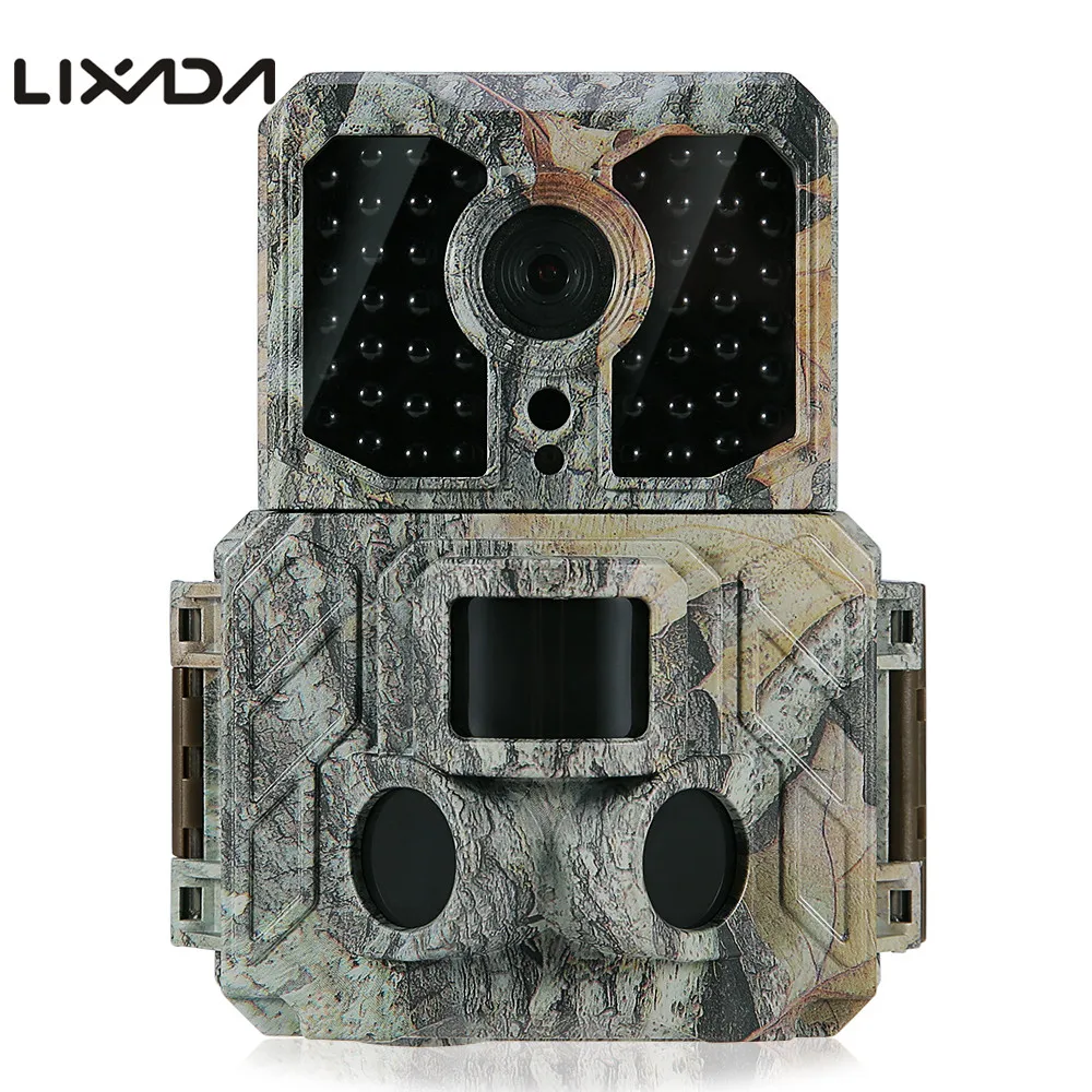 

Lixada Trail Camera 1080P 30fps Hunting Camera with 32pcs 850NM IR LEDs Night Vision 0.2s Trigger Time 20m Range 2.0" LCD Screen