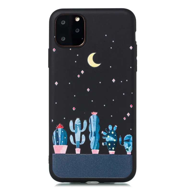 Мягкий чехол для iPhone 11 Pro с астронавтом для iPhone 11, 8, 7, 6, 6S Plus, X, XR, XS, 11Pro, Max, чехол, космическая луна, планета, силиконовая задняя крышка - Цвет: K