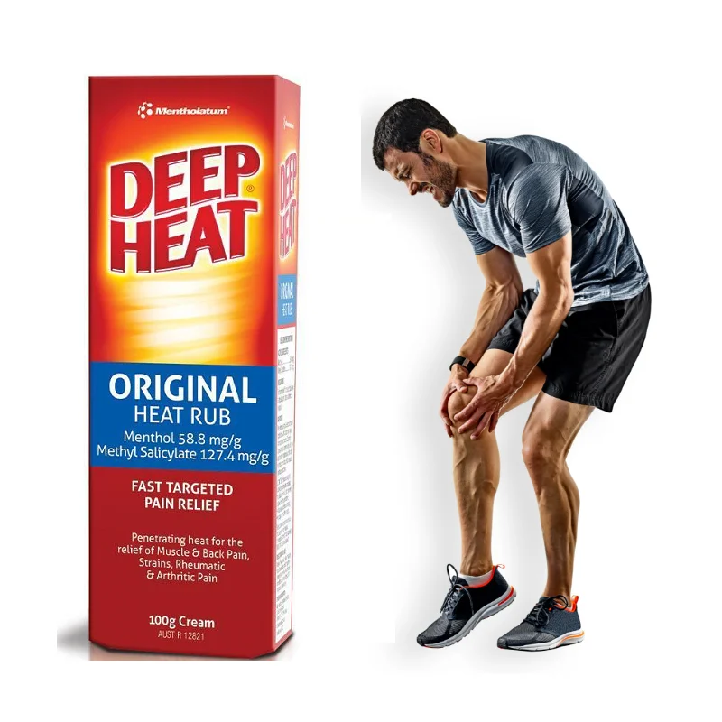 2PCS Deep Heat Arthritic Pain Relief 100g Muscular Ache Strains Back