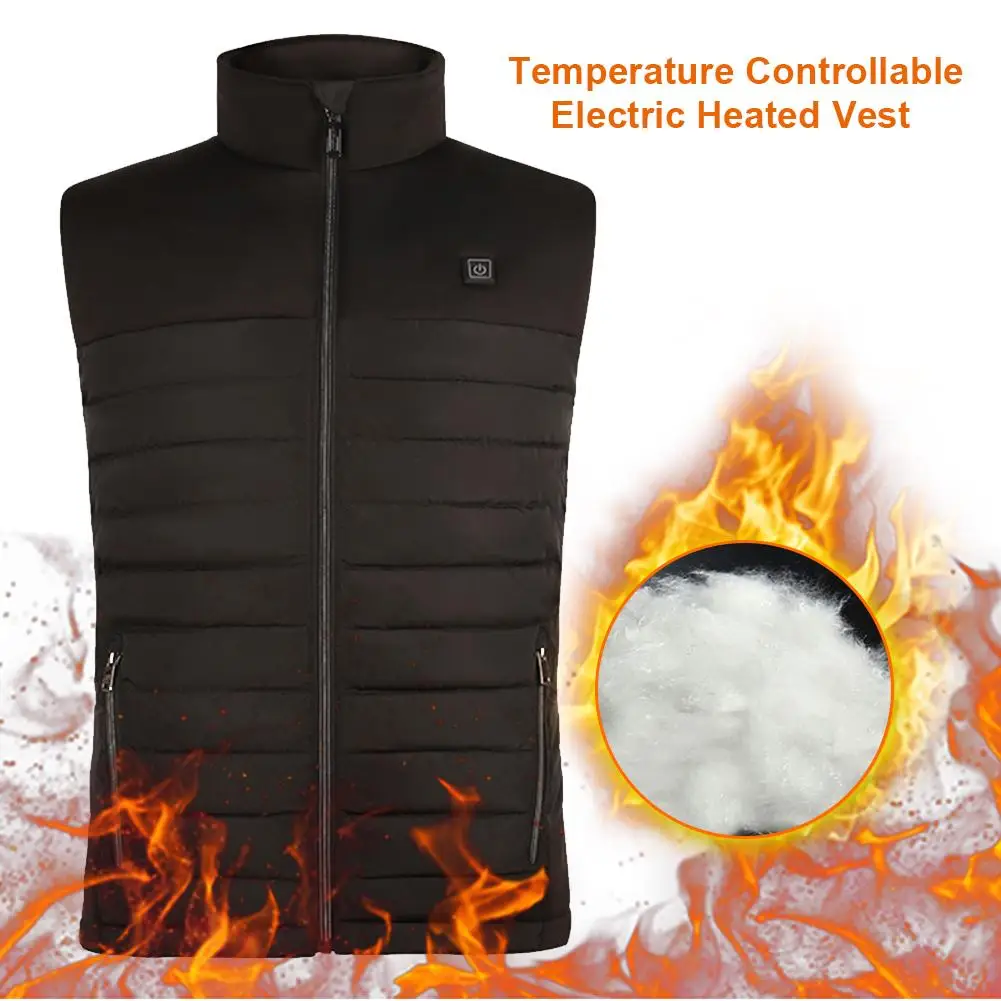 

Electric Heated Waistcoats 5V USB Rechargeable And Temperature Controllable Warming Waistcoats Suitable For Autumn And Winter