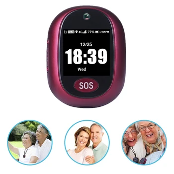 

GPS Tracker Old Man GPS Locator SOS Button LCD Display Anti-theft Tracker Anti-Lost Recording Tracking Device Voice Control