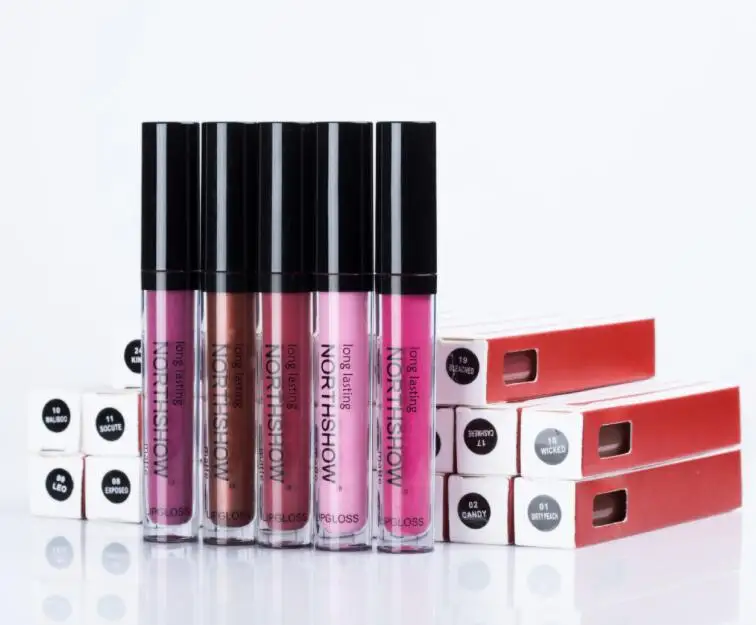 24 шт., матовая губная помада Maquillaje Batom Liquido mate Rouge A Levre, стойкий макияж, набор, прозрачный блеск для губ, тинт для губ