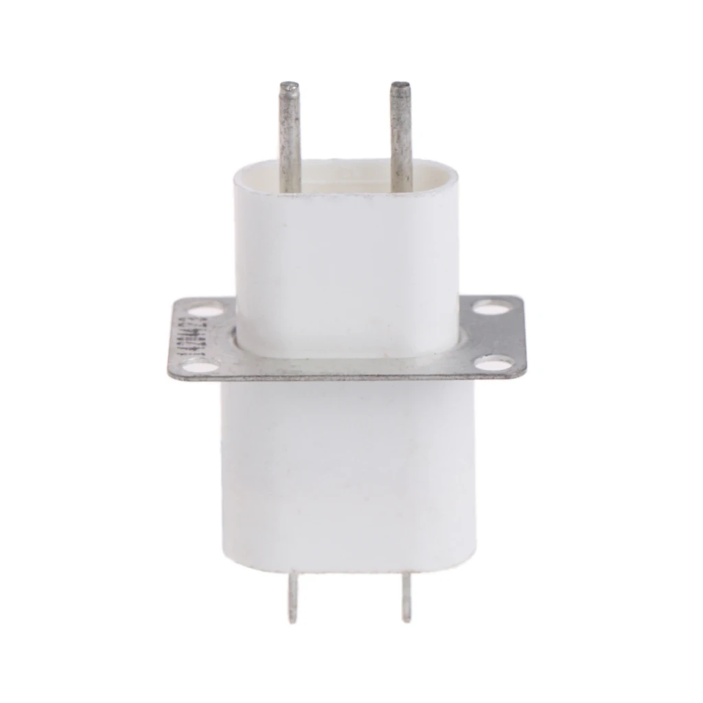 

Home Electronic Microwave Oven Magnetron Filament 4 Pin Socket Converter White Drop Ship Support