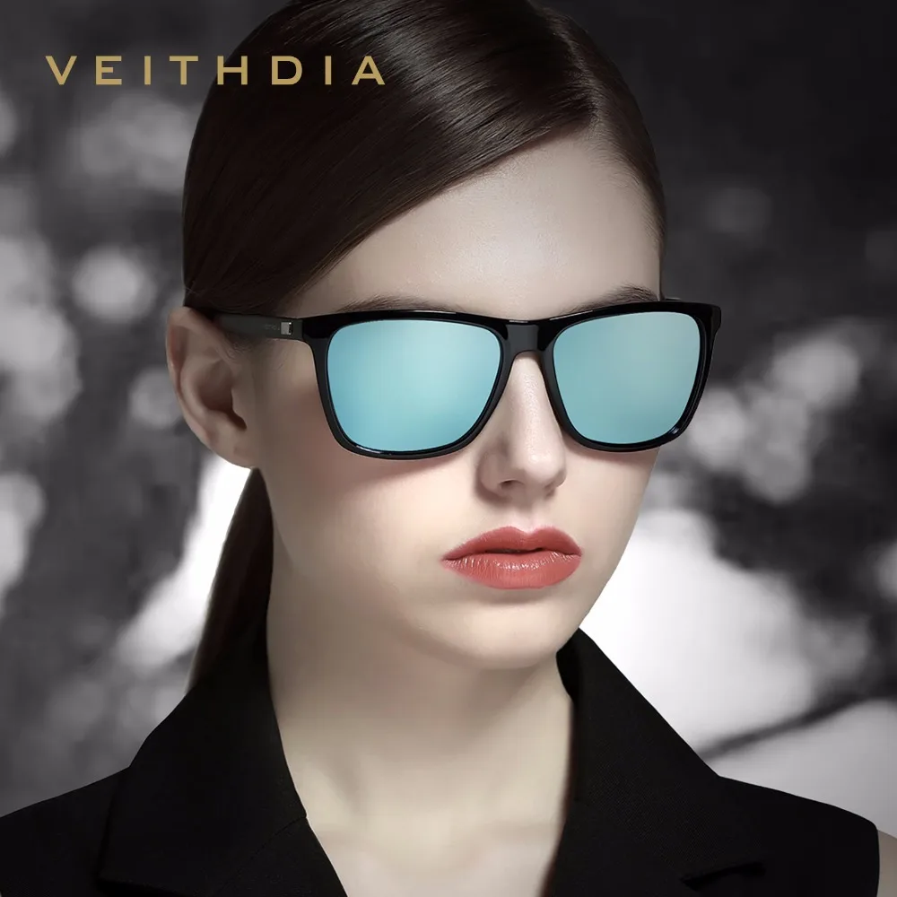 Мужские солнцезащитные очки VEITHDIA винтажные квадратные с поляризационными