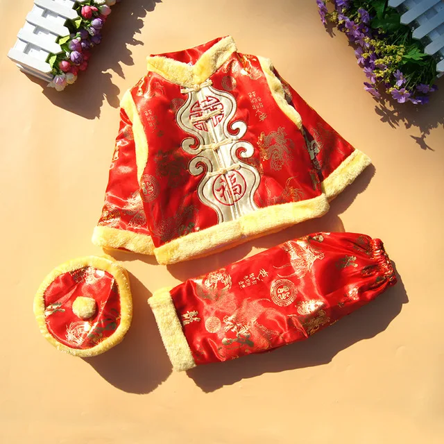 Костюм Тан Yu Ruyi китайский стиль китайский год, праздник весны традиционная одежда с принтом зима весна хлопок