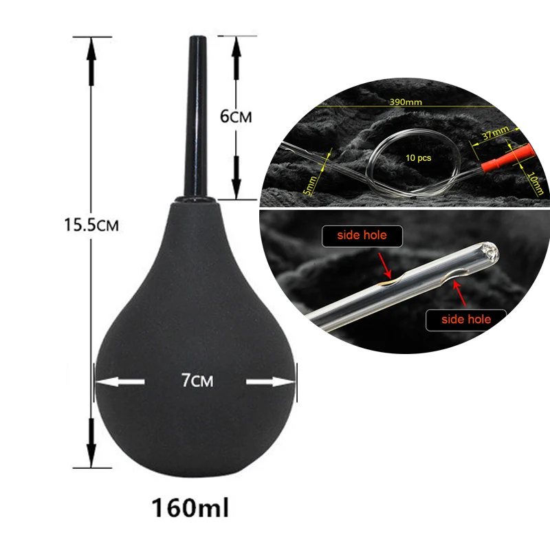 Wetips шприц лампа Очищающая Клизма Душ груша для промывки ануса моющий анус Анальный Душ анальный клистер анальская лампа резиновая клизма