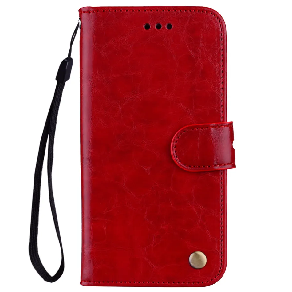 Бизнес чехол для samsung Galaxy S8 S9 S10 A6 A7 A8 J4 J6 плюс A10 A50 кожаный Капа чехлы-книжки с отделением для карт чехол-книжка Fundas P17F - Цвет: Red Brown