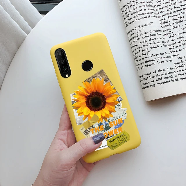  Leton-US Huawei P30 Lite - Funda de silicona líquida suave y  delgada, antiarañazos, a prueba de golpes, con forro de microfibra, funda  protectora para Huawei P30 Lite, color amarillo : Celulares