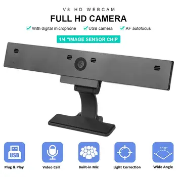 

FHD 1080P HD Webcam With Built-in Microphone Mini USB Free Drive Video Webcam For PC Laptop Online Conference Teaching