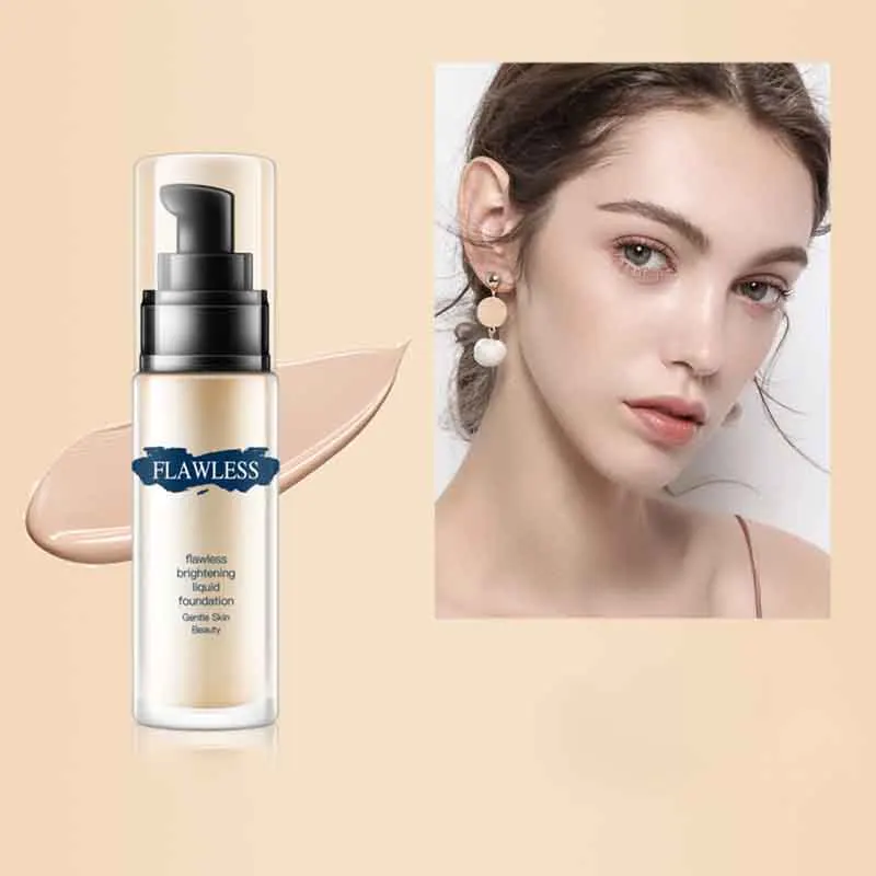 

Korean Face Brighten Base liquid Foundation BB Cream Long Lasting Waterproof Concealer Moisturizing Whitening Makeup 30ml