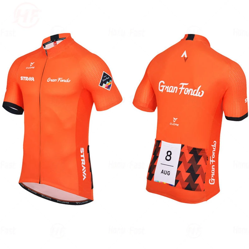 2020 STRAVA Team Велоспорт Джерси набор летняя одежда для горного велосипеда